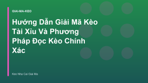 Read more about the article Hướng Dẫn Giải Mã Kèo Tài Xỉu Và Phương Pháp Đọc Kèo Chính Xác